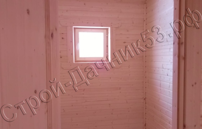 3 Каркасно-щитовой дом Д-22, 8х8м, 64 М², Новгородская область, Новгородский район, ПГТ Пролетарий. (4)